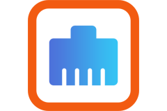 Fast Networks - Banda larga xDSL Icona - Servizi di telecomunicazioni, connettività internet e telefonia (fonia) per le aziende