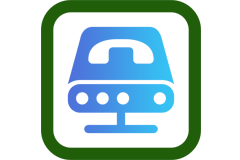 Fast Networks - iVoice Telefonia (fonia) VoIP Icona - Servizi di telecomunicazioni, connettività internet e telefonia (fonia) per le aziende